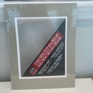 Green Photo Double Mat for 11x14 fame (8 x 10 opening)